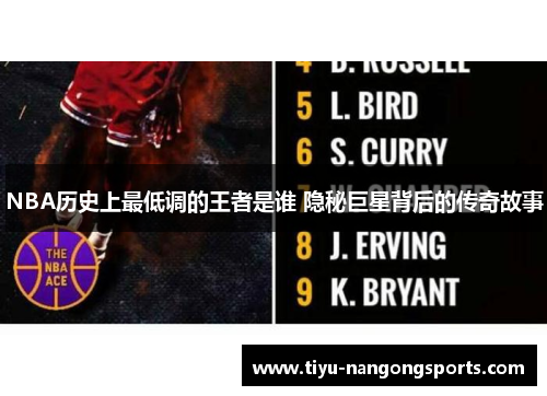 NBA历史上最低调的王者是谁 隐秘巨星背后的传奇故事